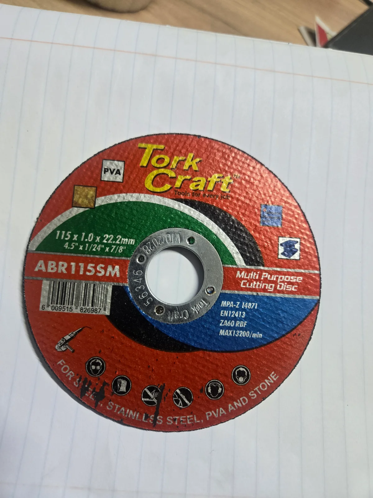 115m CUTTING  DISC (TORK CRAFT)