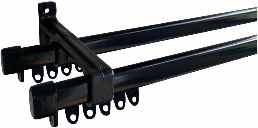 CURTAIN RAIL 2.0M ( BLACK )
