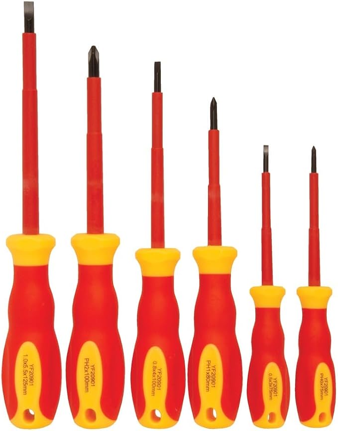 SCREWDRIVER 6 SET YELLOW & BLACK