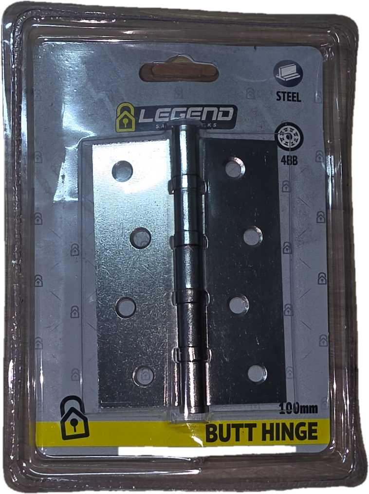 Butt HINGE 100mm LIGHT DUTY