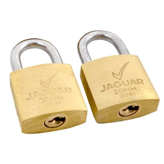 JAGUA BRASS PADLOCK 32 MM ( 2 PACK )