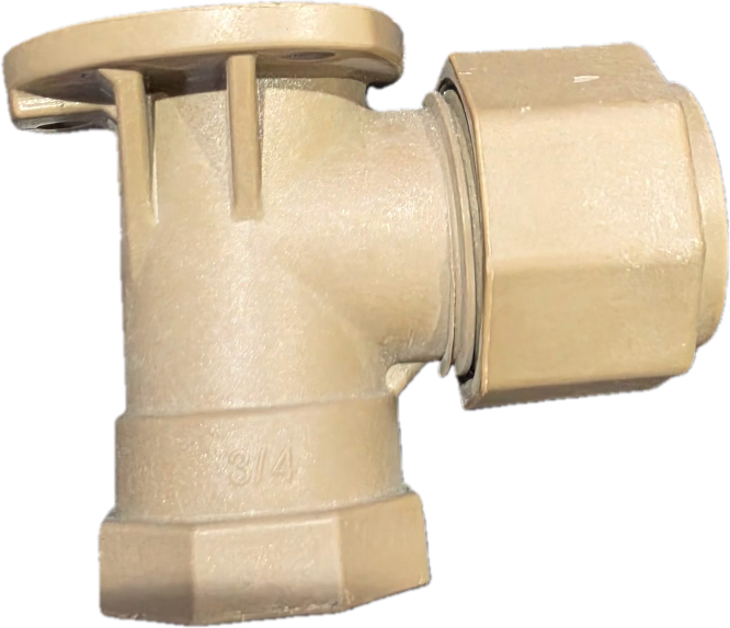Unitwist Plastic elbow 22mm