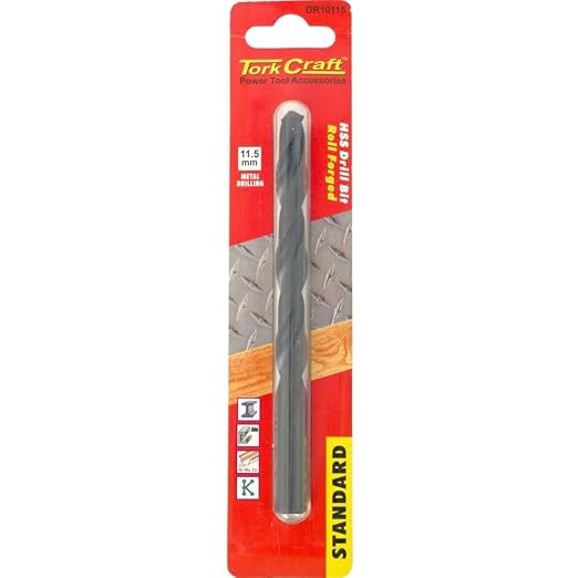 TORK CRAFT HSS STANDARD DRILL BITS 10 MM