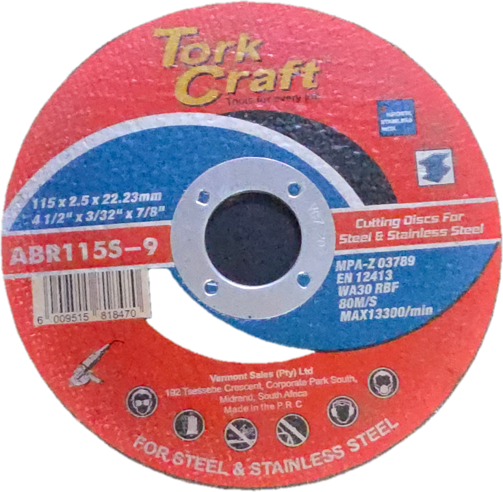 Cutting Disc 115mm Tork Craff