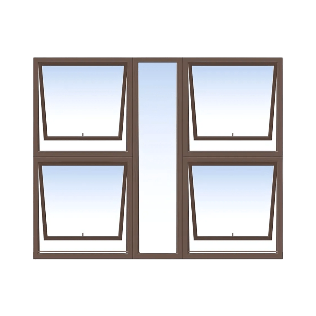 Aluminium window ND4 4 OPEN