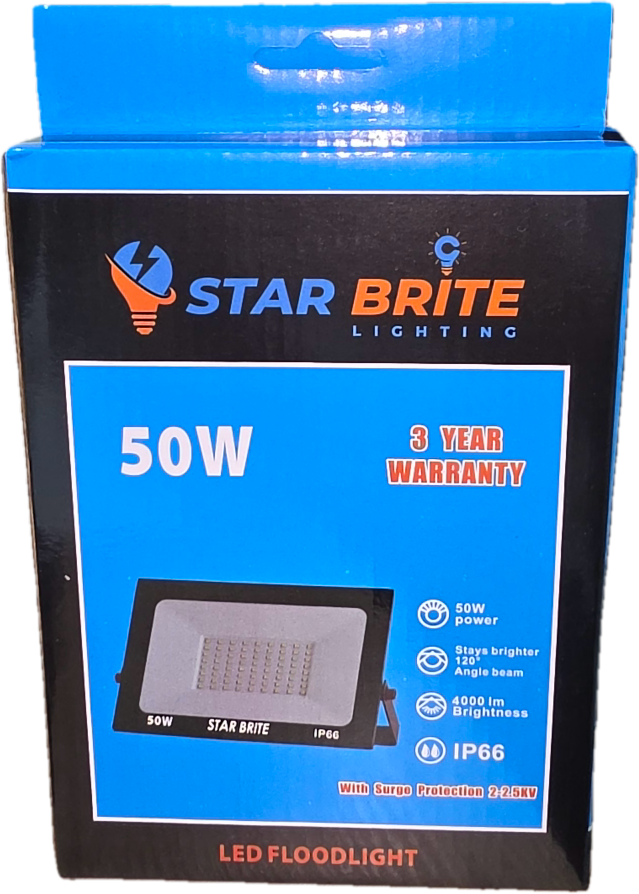FLOOD LIGHT STARBRITE 50W